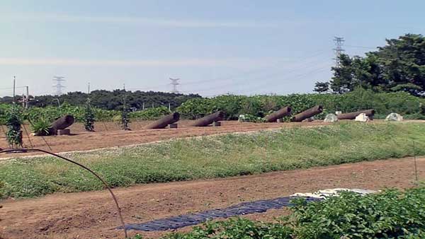 秋水の燃料貯蔵庫の通気管